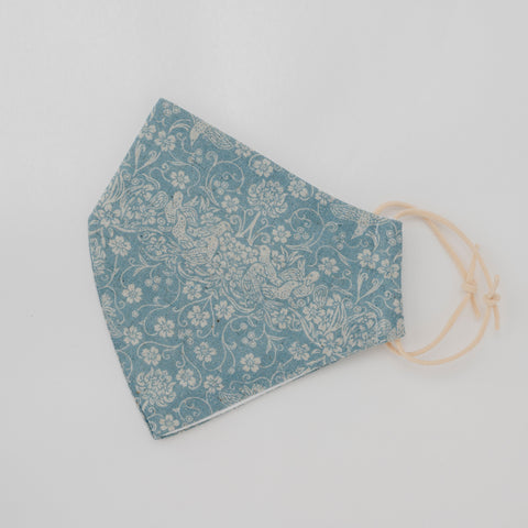 イジャクノ絨毯_マスク そらみるとり ブルー