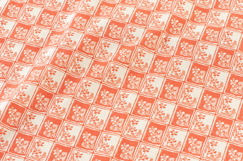 イジャクノ絨毯_どくだみ レッド