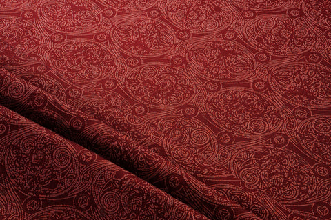 イジャクノ絨毯_WOVEN 朝日のアラビック レッド