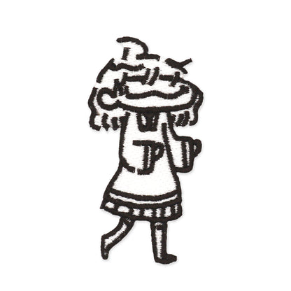 にんまりあるいていくこども - ちゃいろ