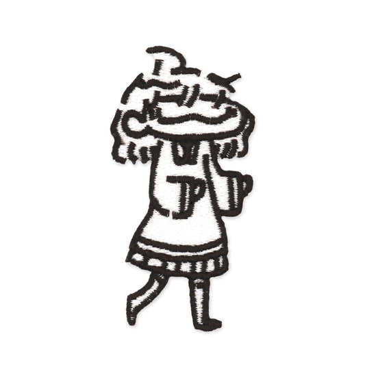 にんまりあるいていくこども - ちゃいろ