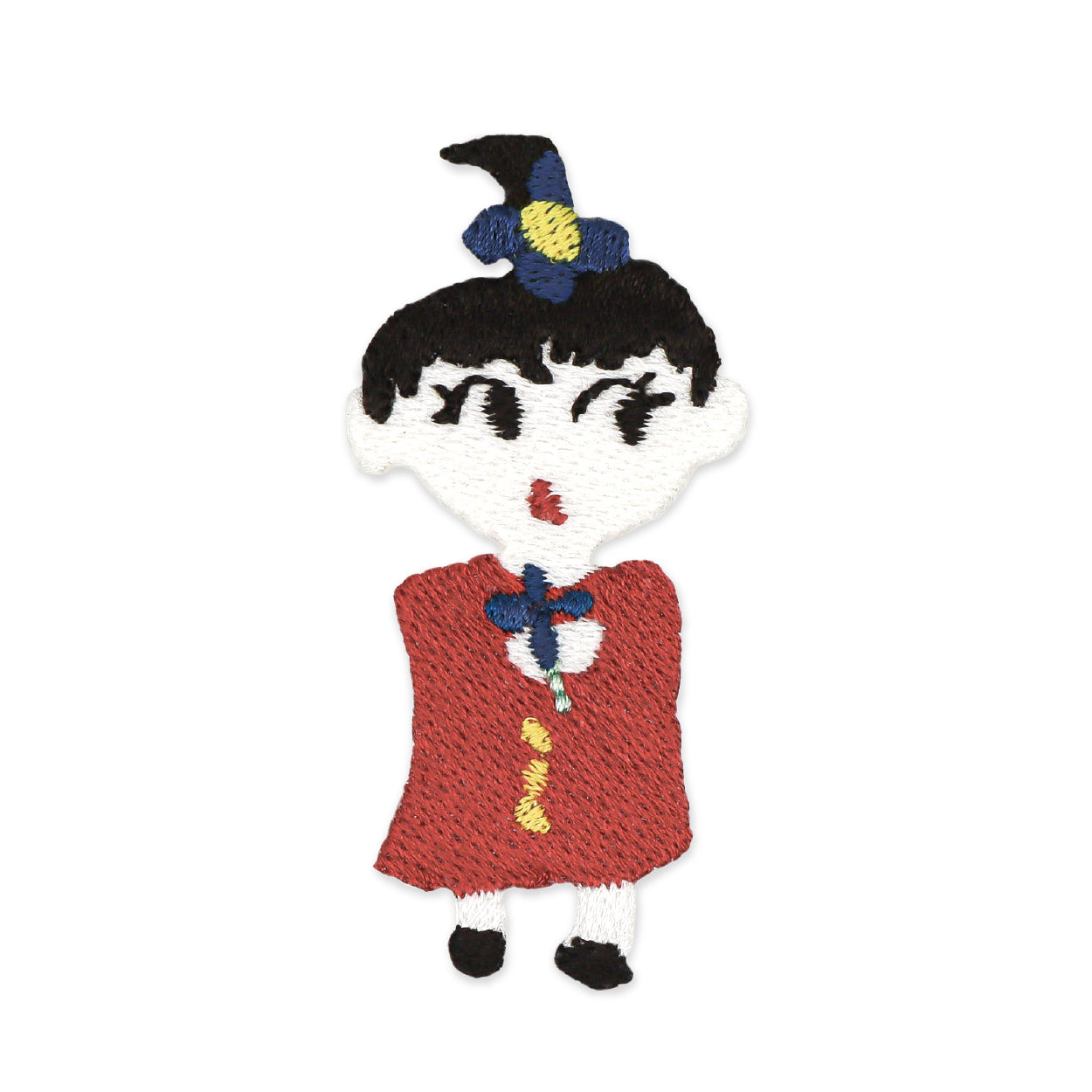 はなをもつこども - あか