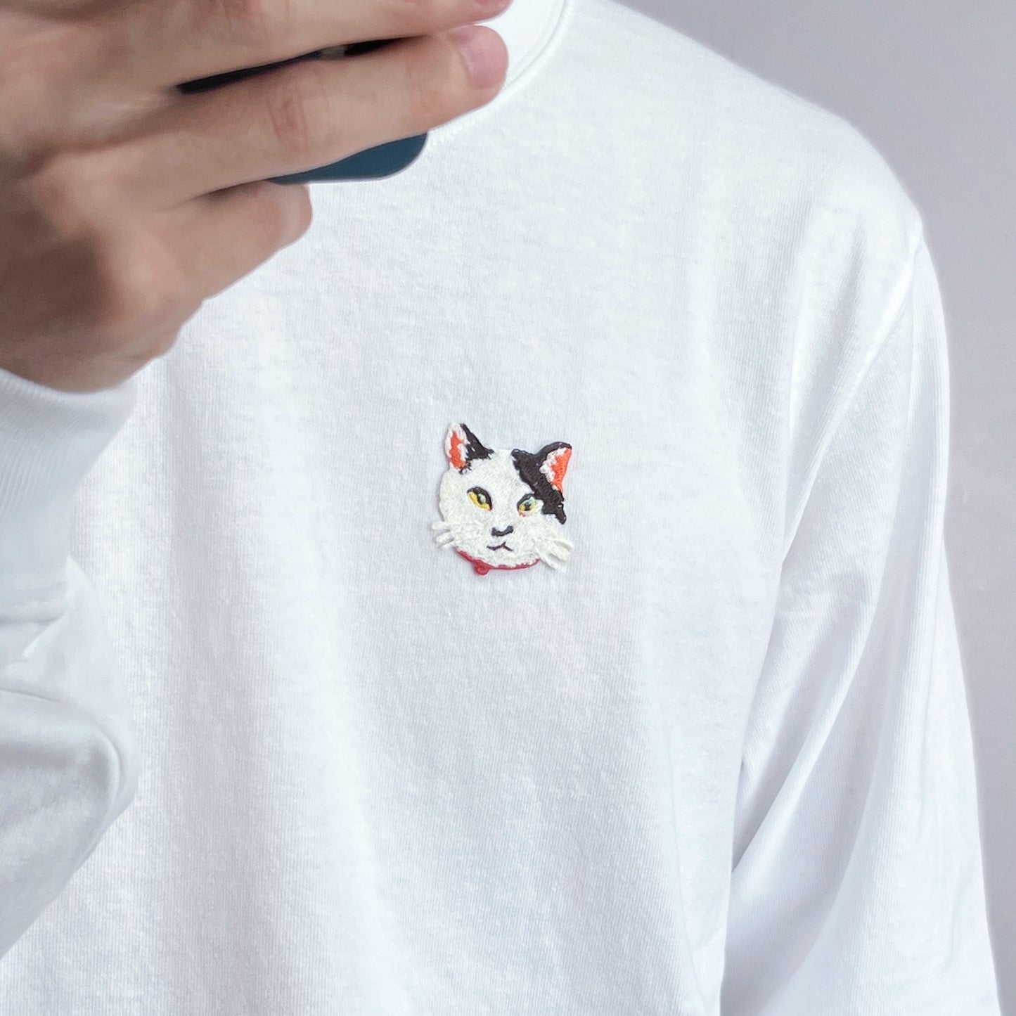しろくろもようのねこ