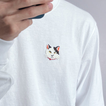 しろくろもようのねこ
